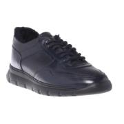 Trainers in dark blue leather