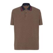 Mini monogram jacquard polo