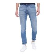 Klassiske Denim Jeans med Fem Lommer