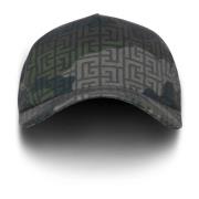 Monogrammet kamuflasje print baseball cap