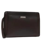 Pre-owned Leather clutches