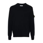 Blå Sweatshirt Aw24 Herremote