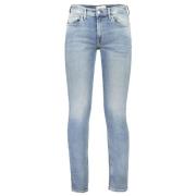 Blå Bomull Slim Taper Jeans