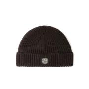 Rillet Geelong Ull Beanie Blygrå