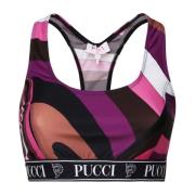 Sporty Multifarget Crop Top Racerback