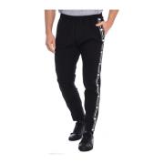 Sporty Wool Blend Track Pants