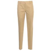 Klassiske Slim Fit Beige Bukser