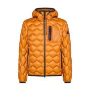 Oransje Geometrisk Dunjakke Aw24