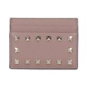 Beige Rockstud Kortholder Lommebok