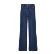 Wide Leg Denim Bukser