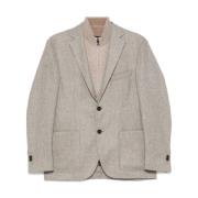 Lagslaget ull blazer beige herrejakke