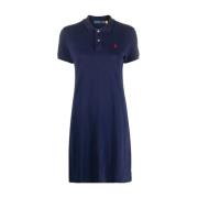 Navy Blue Polo Pony Kjole