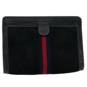 Pre-owned Suede clutches