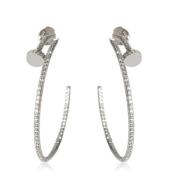 Pre-owned White Gold earrings