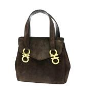 Pre-owned Suede handbags