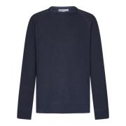 Blå Sweatshirt Aw24 Stilig Herreklær