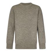 Beige Ull Crewneck Sweater Aw24