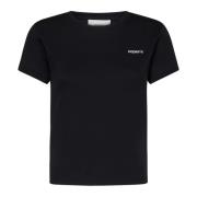 Sort Slim Fit Logo T-skjorte