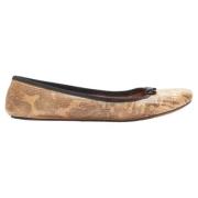 Pre-owned Leather flats