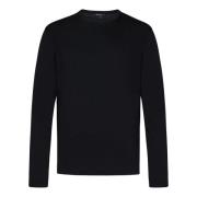 Sort Crew Neck T-skjorter og Polos