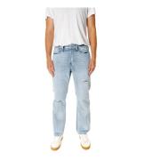 Avslappet passform Mid Waist Jeans