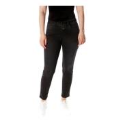 Sort Slim Fit Cropped Jeans