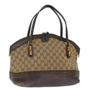 Pre-owned Canvas gucci-bags