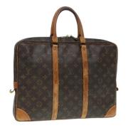 Pre-owned Canvas briefcases