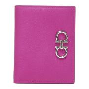 Gancini Rosa Lær Bifold Lommebok