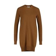 Luksus Cashmere Mini Kjole Kamel