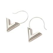 Pre-owned Stainless Steel earrings