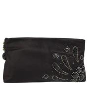 Pre-owned Satin clutches