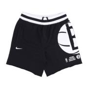 NBA Fleece Shorts Brooklyn Nets Svart