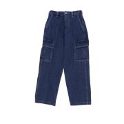 Cargo Denim Pant Stone Wash