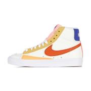 Blazer Mid 77 Høy Sneaker Oransje/Hvit