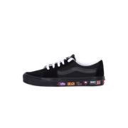 Lav Topp Sneaker Svart Neon