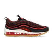 Air Max 97 Lav Sneaker Svart/Rød/Hvit