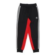 Fleece Track Pant Svart/Rød