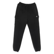 Sorte Cargo Sweatpants Lettvekts Treningbukse