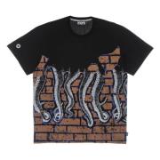 Svart Octopus Logo Tee