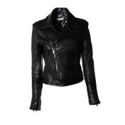 Pre-owned Leather outerwear