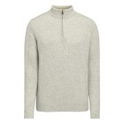 Lunar Grey Half Zip Sweater Jacket