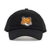 Brodert Fox Head Denim Baseball Cap