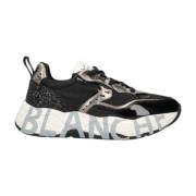 Svart Glitter Sneakers Club105