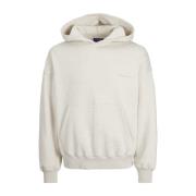 Melange Sweat Hood med frontlomme