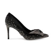 Svart Pewter Luscious Pumpe Rhinestone Stiletto