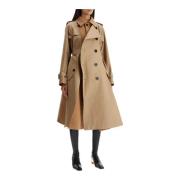 Hybrid Trench Coat i Gabardin