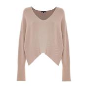 Drapert Beige Genser