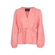 Chunky Cardigan - Peachy Pink