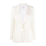 Elegant Beige Ull Blazer